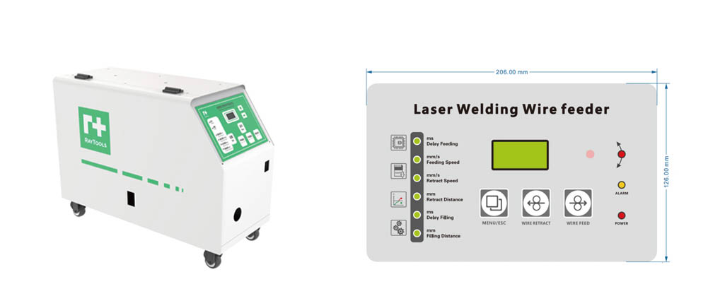 4 in1 laser machine wire feeder