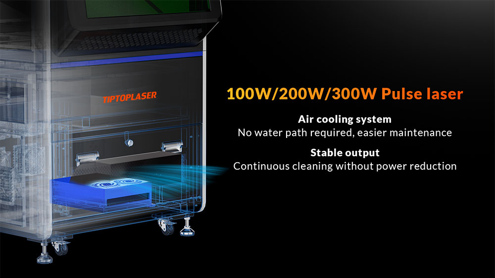 laser cleaning machine system