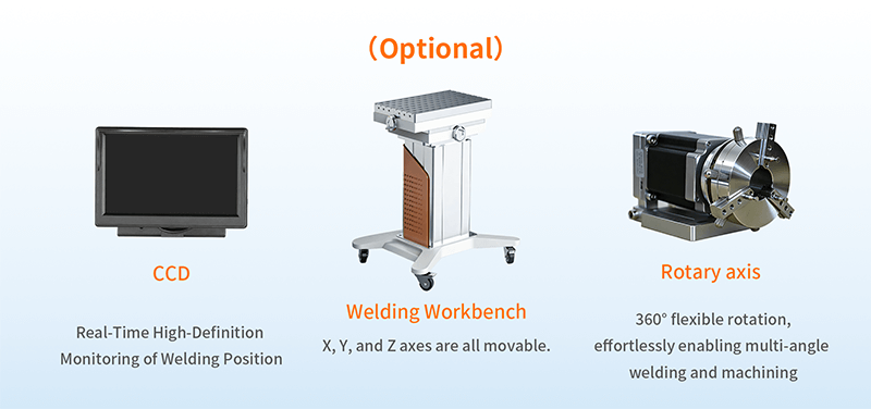 integrated robotic arm laser welder for mould optional