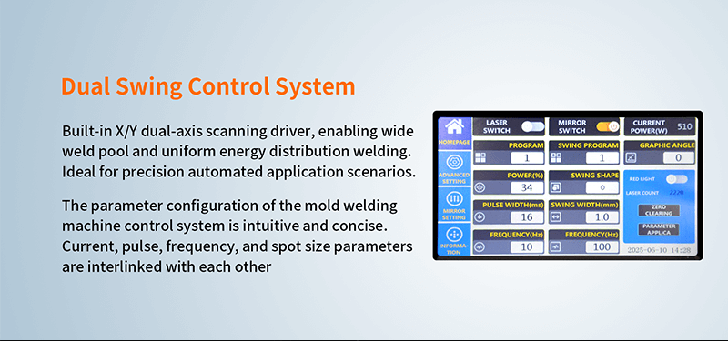 robotic arm laser welding machine control system