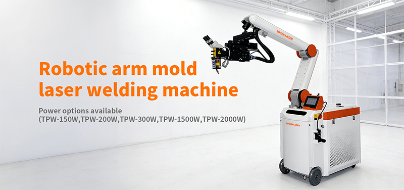 robotic arm mold laser welding machine