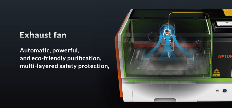 desktop laser cutter cool system
