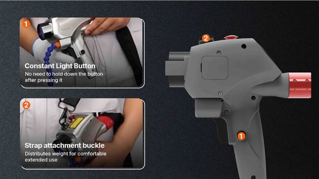 300w laser rust removal gun