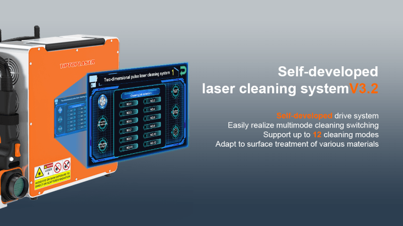 ultra compact laser cleaning machine laser source