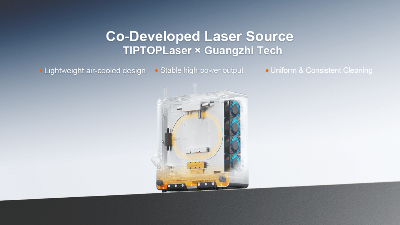 ultra compact laser cleaning machine system