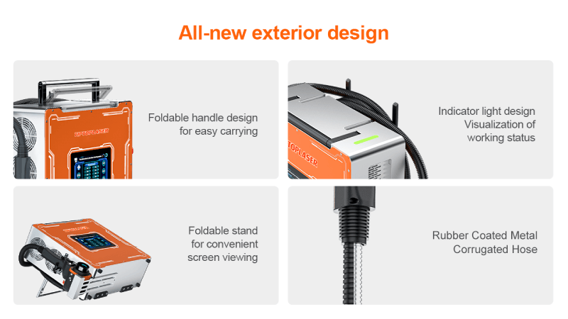 ultra compact laser cleaning machine appearance